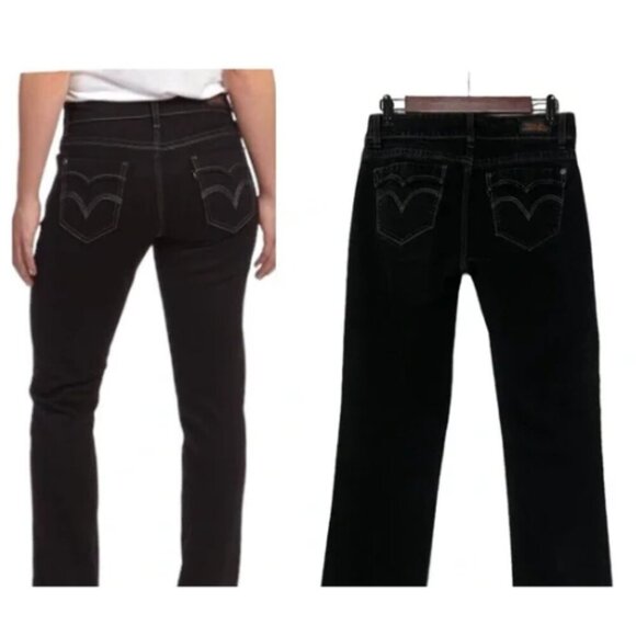 Levi’s 529 Curvy Straight Jeans Black - Picture 1 of 7